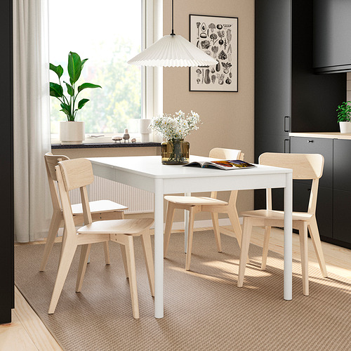 TONSTAD/LISABO table and 4 chairs