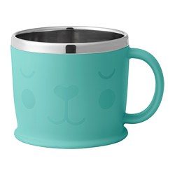 KANONKUL - Mug, blue, 23 cl