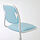 ÖRFJÄLL - children's desk chair, white/Vissle blue/green | IKEA Indonesia - PE923105_S1