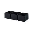 DRÖNA - box, black, 18x25x15 cm | IKEA Indonesia - E1021159_S2