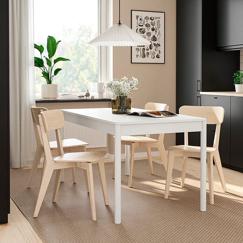 TONSTAD/LISABO table and 4 chairs