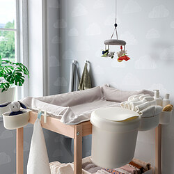 ÖNSKLIG - Stor baskets changing tbl set of 4, white