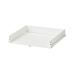 KONSTRUERA - Drawer without front, white, 15x60 cm