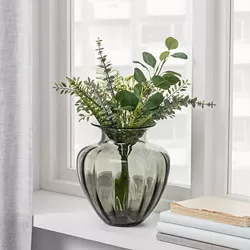 SMYCKA - Buket artifisial, dalam/luar ruang hijau, 50 cm