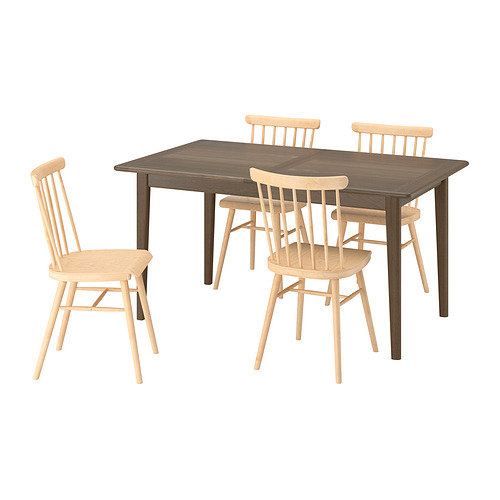 HÖGVED/SKANSNÄS table and 4 chairs