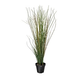FEJKA - Artificial potted plant, grass, 17 cm