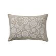 MURSENAP - Cushion, beige white/embroidery, 40x58 cm