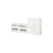 BRIMNES - TV storage combination, white, 200x41x95 cm