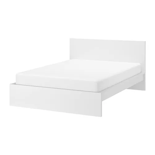 MALM rangka tempat tidur, tinggi