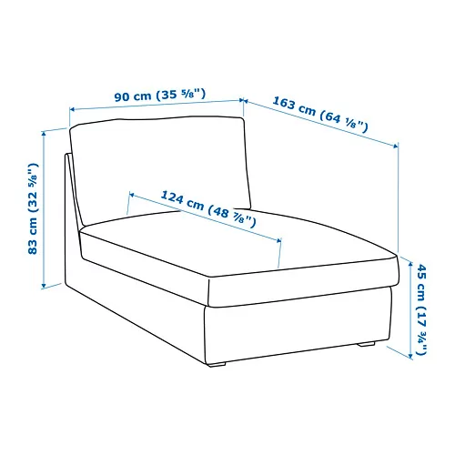 KIVIK Measurement Illustration