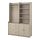 HAUGA - storage combination, beige, 139x46x199 cm | IKEA Indonesia - PE799592_S1