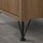 EKET - cabinet combination with legs, walnut effect/metal black, 35x35x80 cm | IKEA Indonesia - PE951253_S1