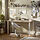 LAGKAPTEN/ADILS - desk, white stained oak effect/white, 140x60 cm | IKEA Indonesia - PE989818_S1