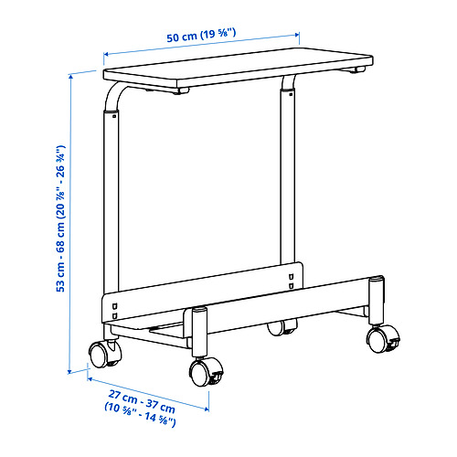 LÅNESPELARE Measurement Illustration