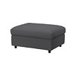 VIMLE - Footstool with storage, Hallarp grey