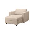 VIMLE - Chaise longue, Hallarp beige
