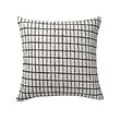 MÄSTERROT - Cushion cover, white/black, 50x50 cm