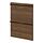METOD - 2 pintu depan utk mesin cuci piring, Stensta veneer abu coklat tua, 60 cm | IKEA Indonesia - PE951334_S1