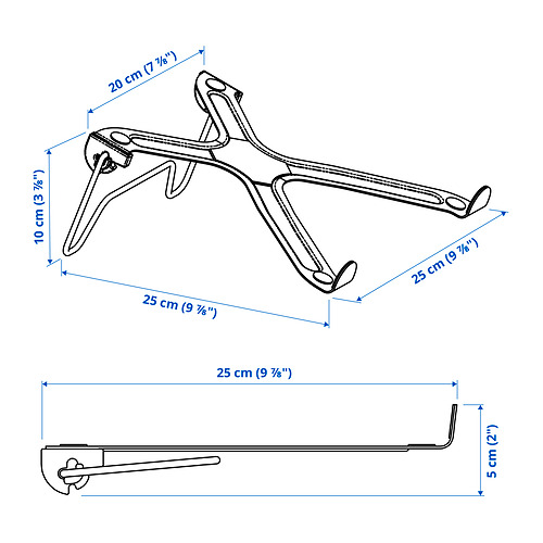 LÅNESPELARE Measurement Illustration