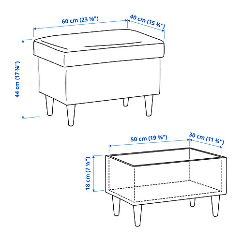 STRANDMON Measurement Illustration