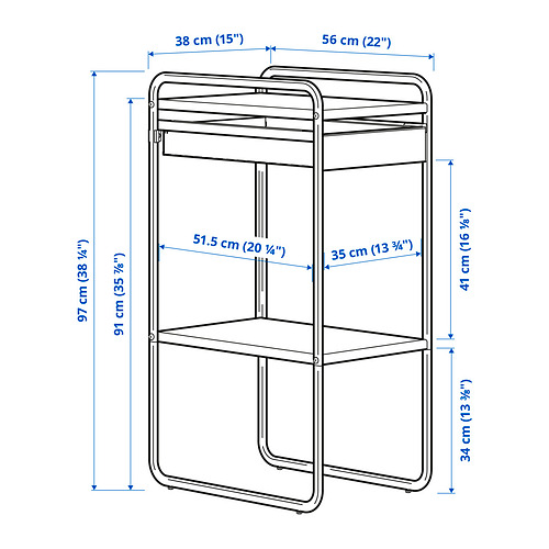 SUNNERSTA Measurement Illustration
