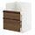 METOD/MAXIMERA - kabinet dasar u wastafel TALLSJÖN, putih/Stensta veneer abu coklat tua, 60x60 cm | IKEA Indonesia - PE951362_S1