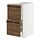 METOD/MAXIMERA - base cb 2 fronts/2 high drawers, white/Stensta dark brown ash veneer, 40x60x80 cm | IKEA Indonesia - PE951347_S1