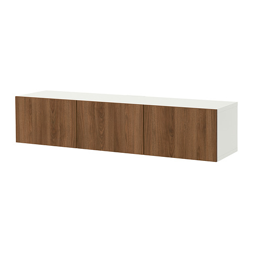 BESTÅ TV bench with doors