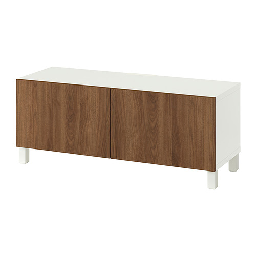 BESTÅ TV bench with doors