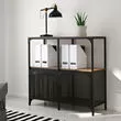 FJÄLLBO - shelving unit, black, 100x95 cm | IKEA Indonesia - PE616391_S2