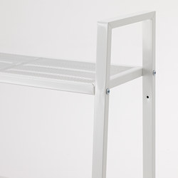 LERBERG - Shelf unit, white, 60x148 cm