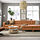 LANDSKRONA - 4-seat sofa with chaise longues, Grann/Bomstad golden-brown/wood | IKEA Indonesia - PE923428_S1
