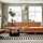 LANDSKRONA - 4-seat sofa with chaise longues, Grann/Bomstad golden-brown/metal | IKEA Indonesia - PE923434_S1