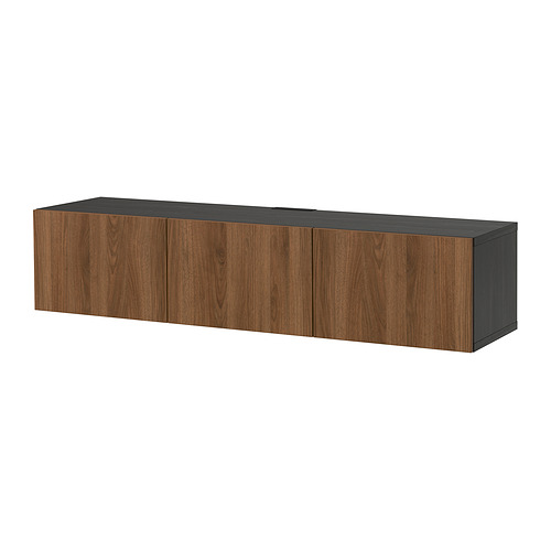 BESTÅ TV bench with doors