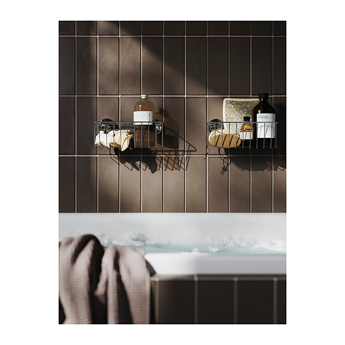 KROKFJORDEN basket with suction cup