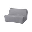 LYCKSELE LÖVÅS - 2-seat sofa-bed, Knisa light grey