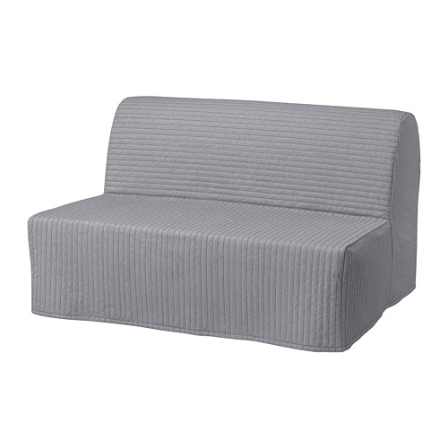 LYCKSELE LÖVÅS 2-seat sofa-bed, Knisa light grey IKEA Indonesia