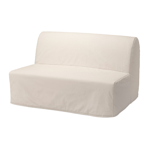 LYCKSELE LÖVÅS 2-seat sofa-bed, Ransta natural IKEA Indonesia