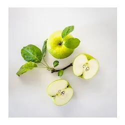 LÖVSKOGSLUND - Lilin beraroma dalam gelas, apel/kuning muda, 12 jam