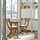 ASKHOLMEN - table f wall+2 fold chairs, outdoor, dark brown/Frösön/Duvholmen beige, 70x44 cm | IKEA Indonesia - PE923483_S1