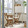 ASKHOLMEN - table f wall+2 fold chairs, outdoor, dark brown/Kuddarna beige, 70x44 cm | IKEA Indonesia - PE923481_S1