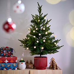VINTERFINT - Tanaman tiruan dalam pot, dalam/luar ruang/pohon Natal hijau, 15 cm