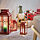 VINTERFINT lantern for pillar candle, in/out