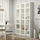 BILLY/OXBERG - bookcase with glass-doors, white, 120x30x202 cm | IKEA Indonesia - PE714544_S1