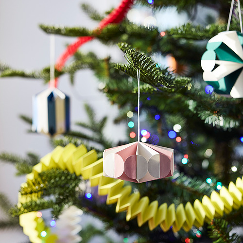 VINTERFINT set ornamen pohon isi 6