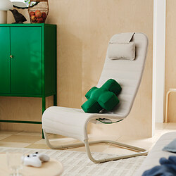 YXSTABY - Gaming lounge chair, Vissle beige