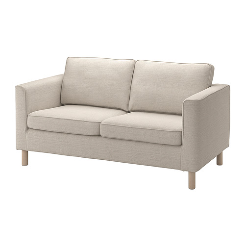 PÄRUP cover for 2-seat sofa, Gunnared beige | IKEA Indonesia