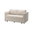 PÄRUP - Sofa tempat tidur 2 dudukan, Gunnared krem