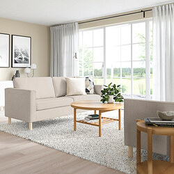 PÄRUP - Sofa 3 dudukan, Gunnared krem