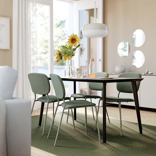 VIHALS/LISABO table and 4 chairs
